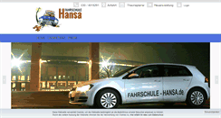 Desktop Screenshot of fahrschule-hansa.de