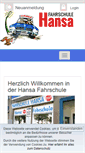 Mobile Screenshot of fahrschule-hansa.de